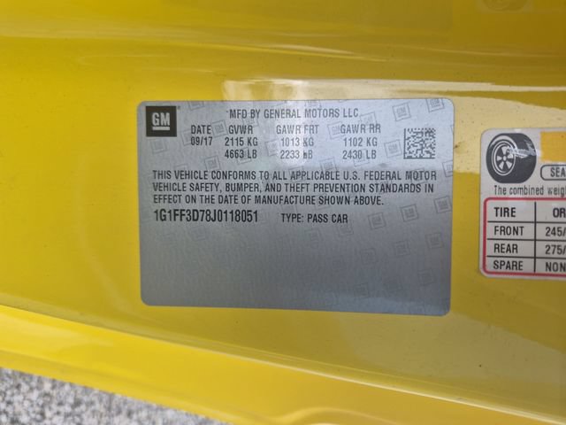 Used 2018 Chevrolet Camaro SS RWD image 29