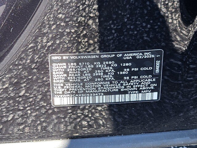 Certified 2025 Volkswagen Atlas SE FWD image 27