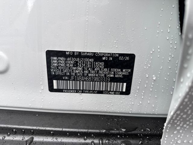 New 2026 Subaru WRX Premium image 19