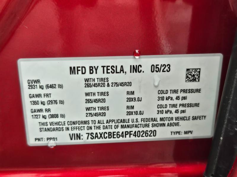 Used 2023 Tesla Model X Plaid AWD/4WD image 37