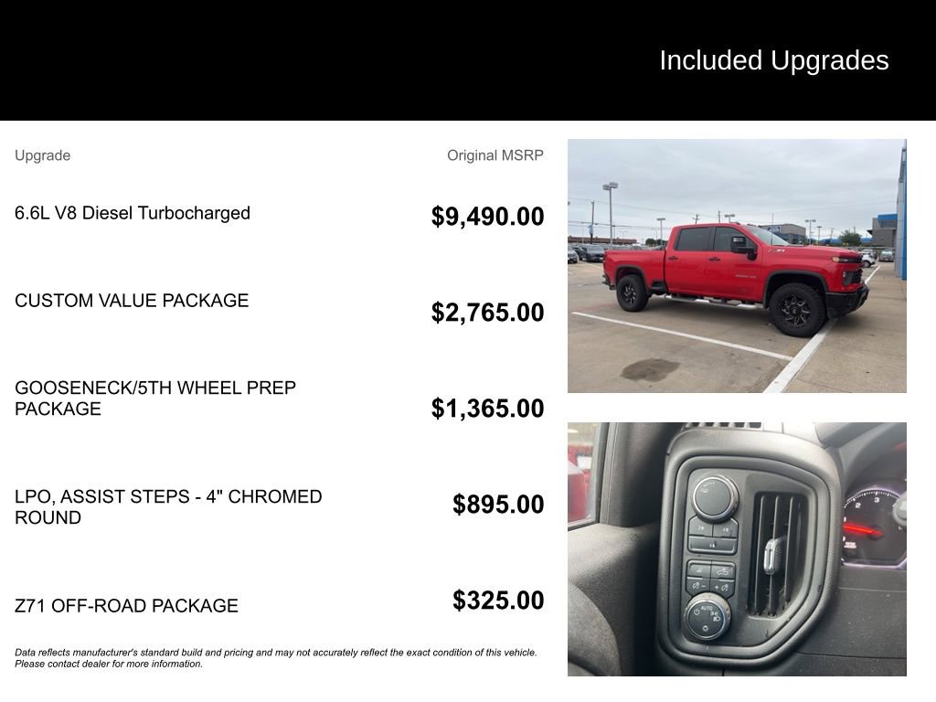 Used 2024 Chevrolet Silverado 2500 Custom w/ Custom Value Package AWD/4WD image 5