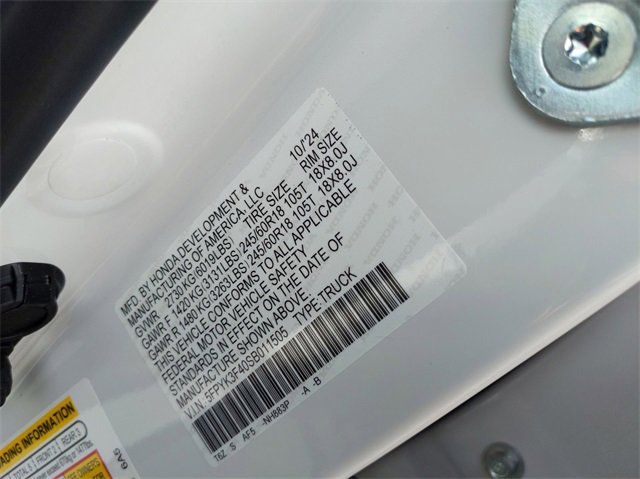 New 2025 Honda Ridgeline RTL+ image 36