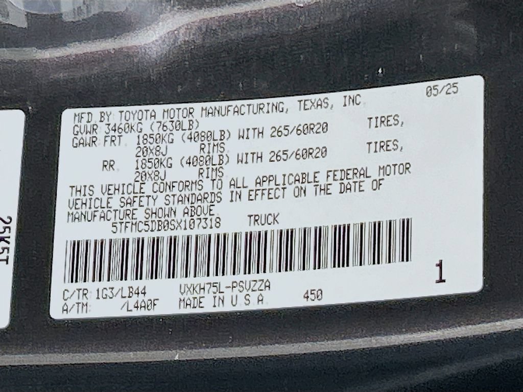 Used 2025 Toyota Tundra 1794 Edition AWD/4WD image 30