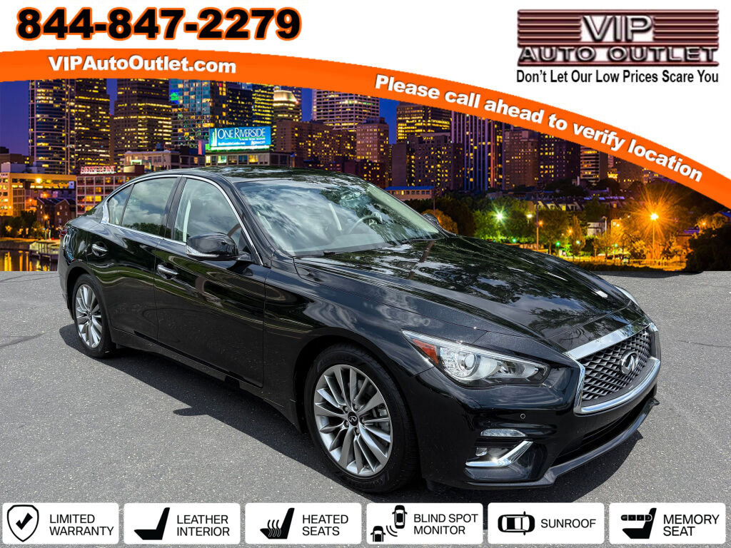 Used 2022 INFINITI Q50 Luxe w/ Cargo Package video 1