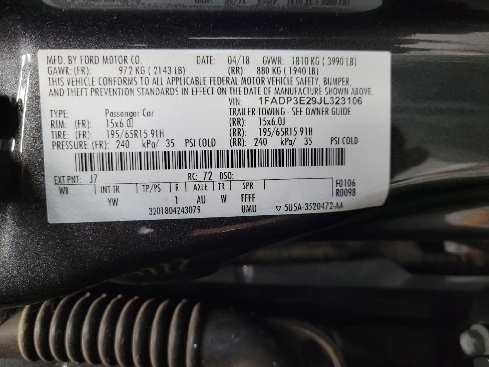 Used 2018 Ford Focus S FWD image 33