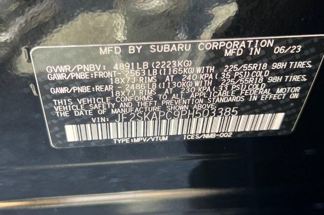 Certified 2023 Subaru Forester Limited AWD/4WD image 37