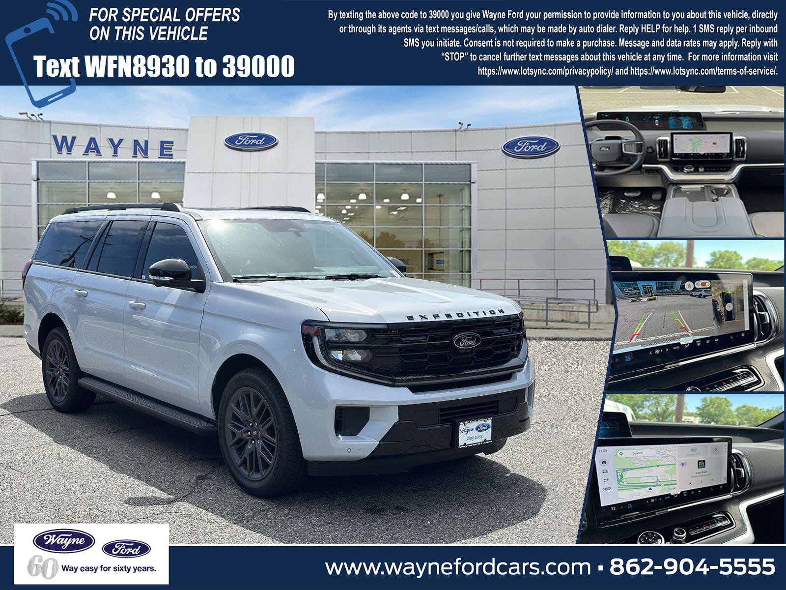 New 2026 Ford Expedition Max Platinum w/ Stealth Appearance Package AWD/4WD image 1