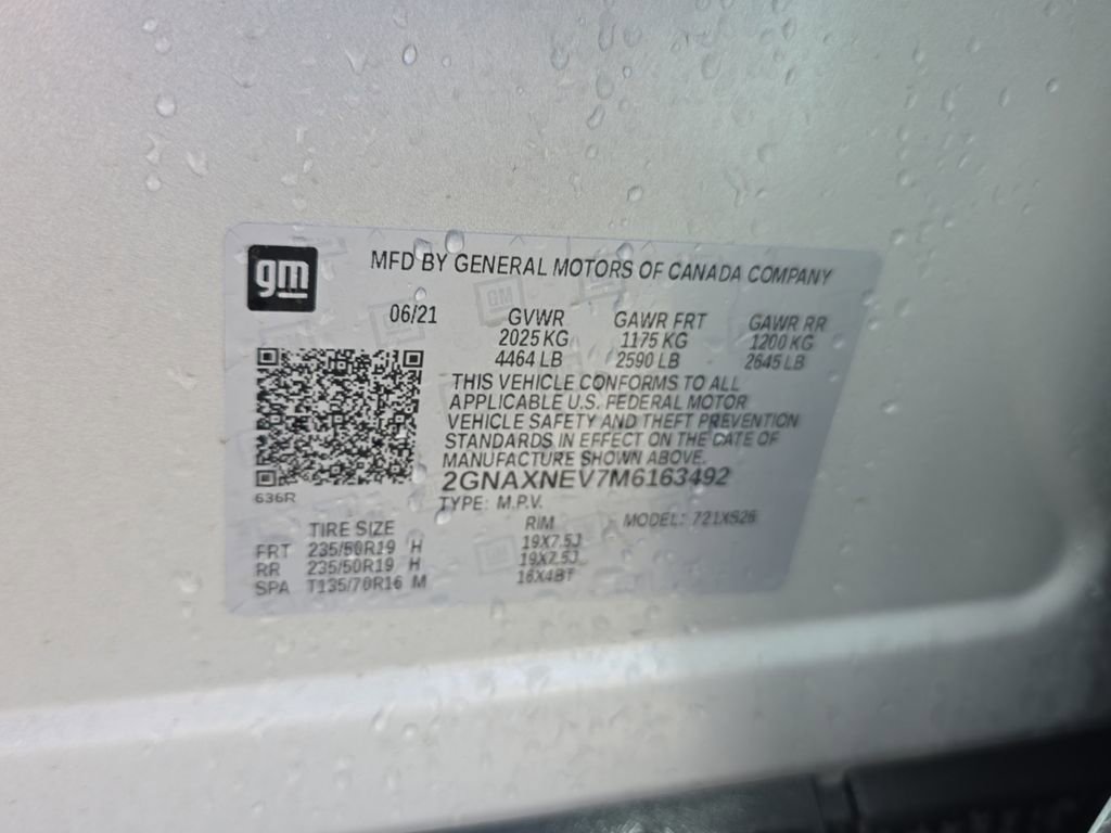 Used 2021 Chevrolet Equinox Premier w/ Redline Edition image 19