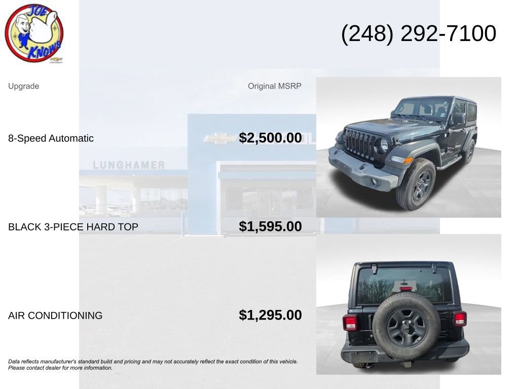 Used 2021 Jeep Wrangler Sport image 5
