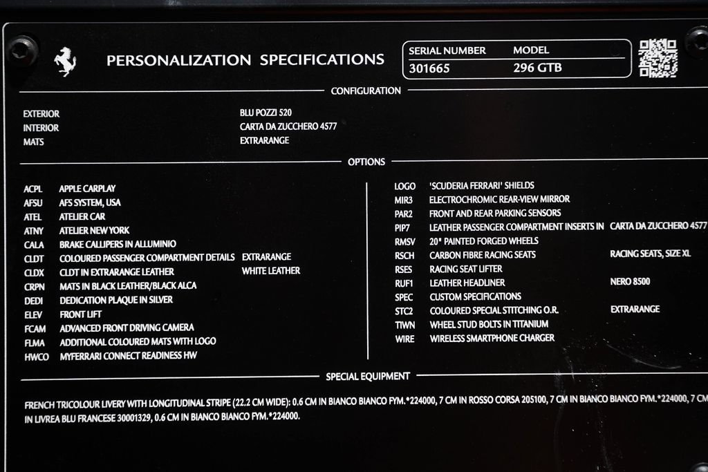 Certified 2024 Ferrari 296 GTB RWD image 49