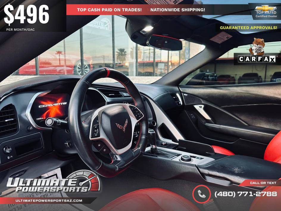 Used 2015 Chevrolet Corvette Stingray Coupe w/ ZF1 Appearance Package RWD image 13