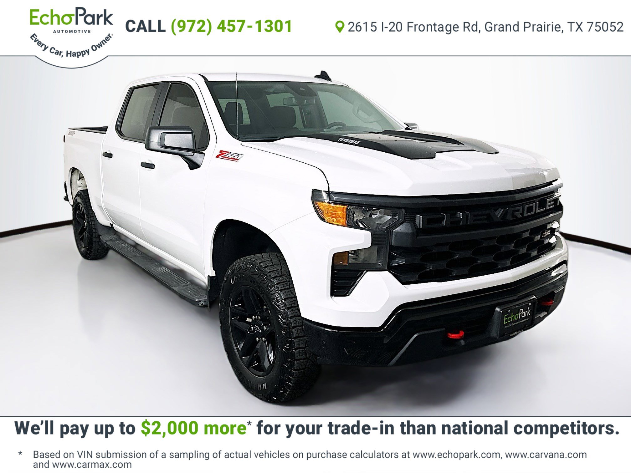 Used 2025 Chevrolet Silverado 1500 Custom Trail Boss w/ LPO, Dark Essentials Package