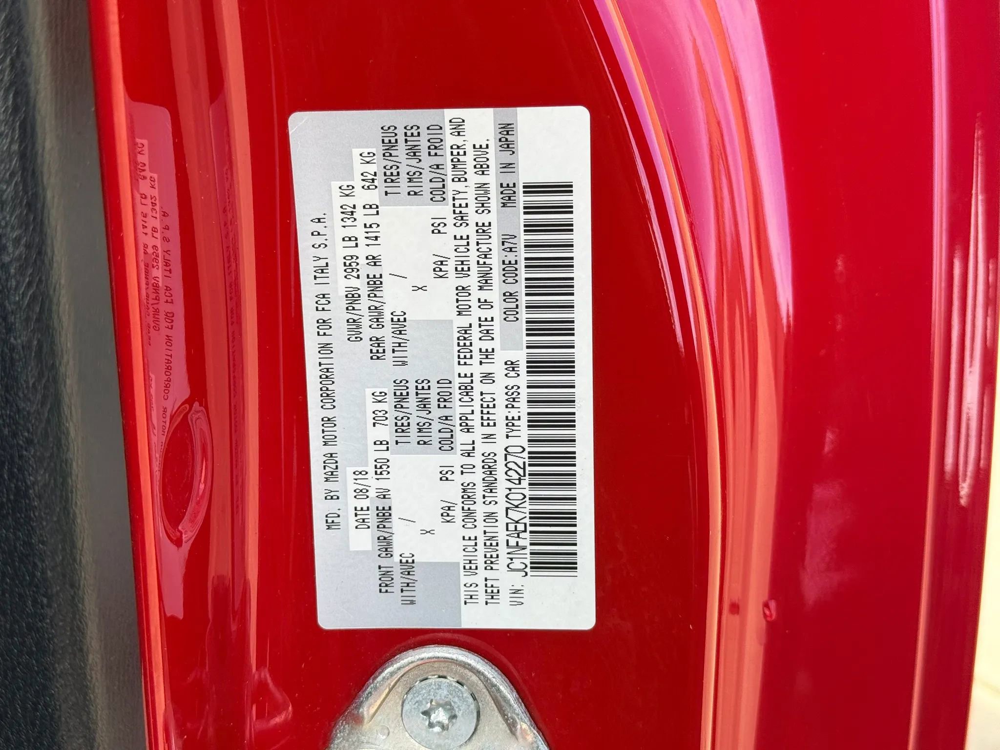 Used 2019 FIAT 124 Spider Lusso w/ Visibility Group image 32
