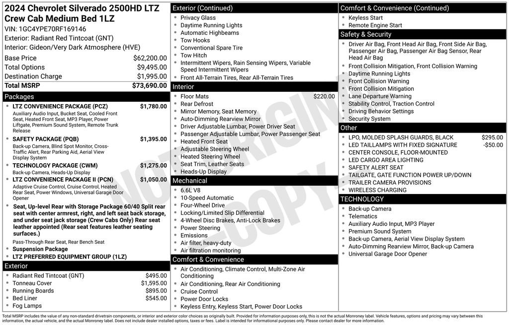 Used 2024 Chevrolet Silverado 2500 LTZ w/ LTZ Convenience Package image 11