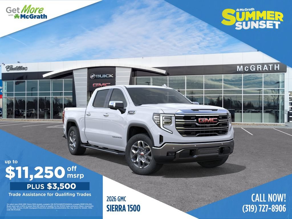 New 2026 GMC Sierra 1500 SLT w/ SLT Premium Plus Package AWD/4WD image 1