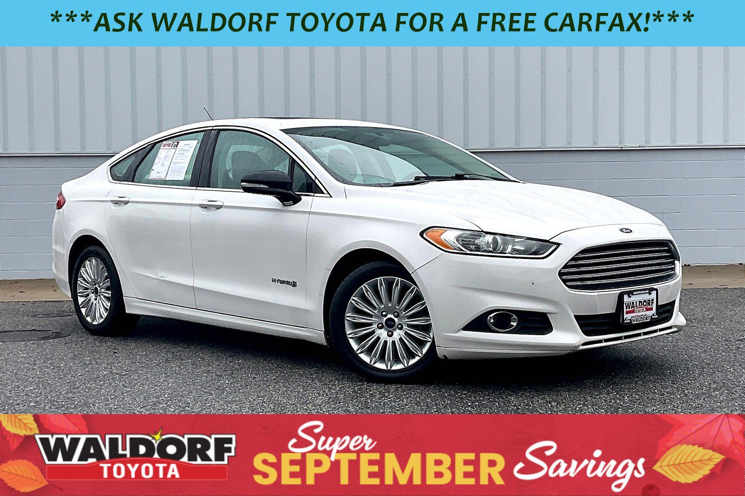Used 2013 Ford Fusion SE