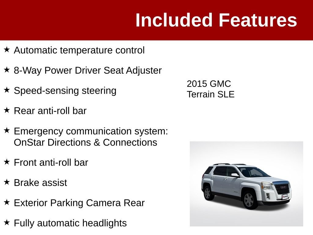Used 2015 GMC Terrain SLE AWD/4WD image 4