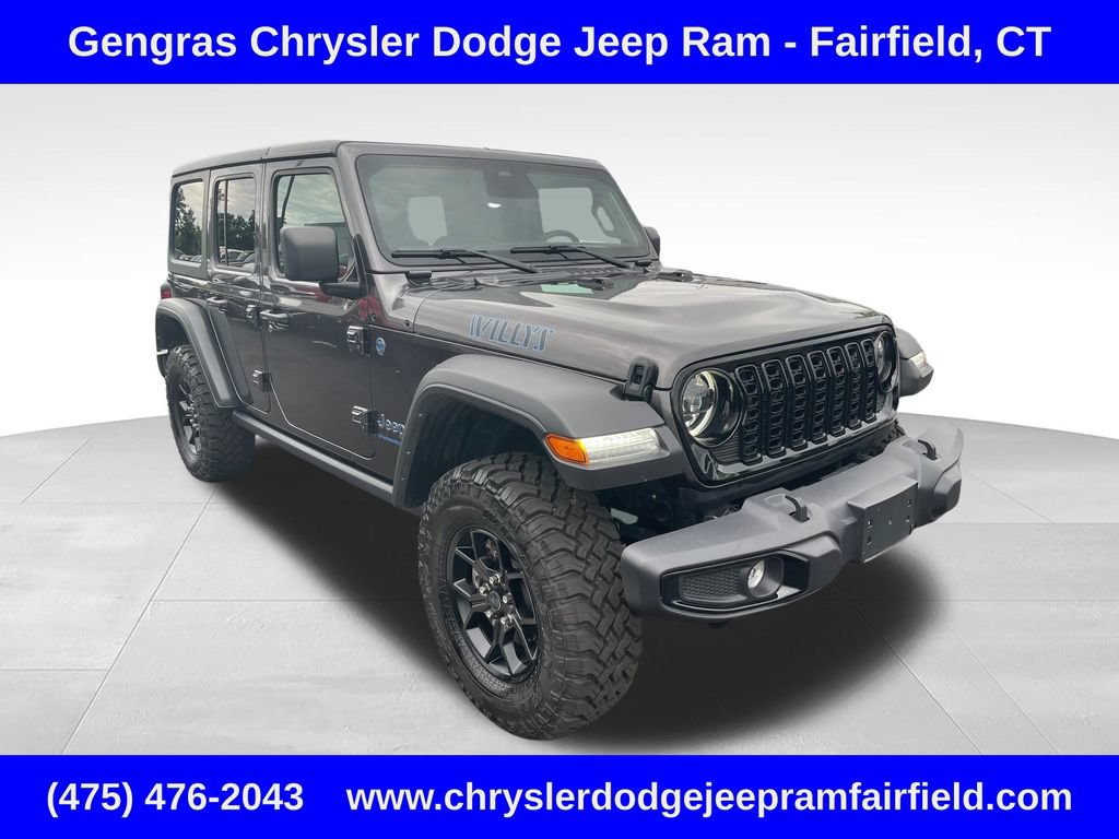 Certified 2025 Jeep Wrangler Unlimited Sport S 4xe AWD/4WD image 1