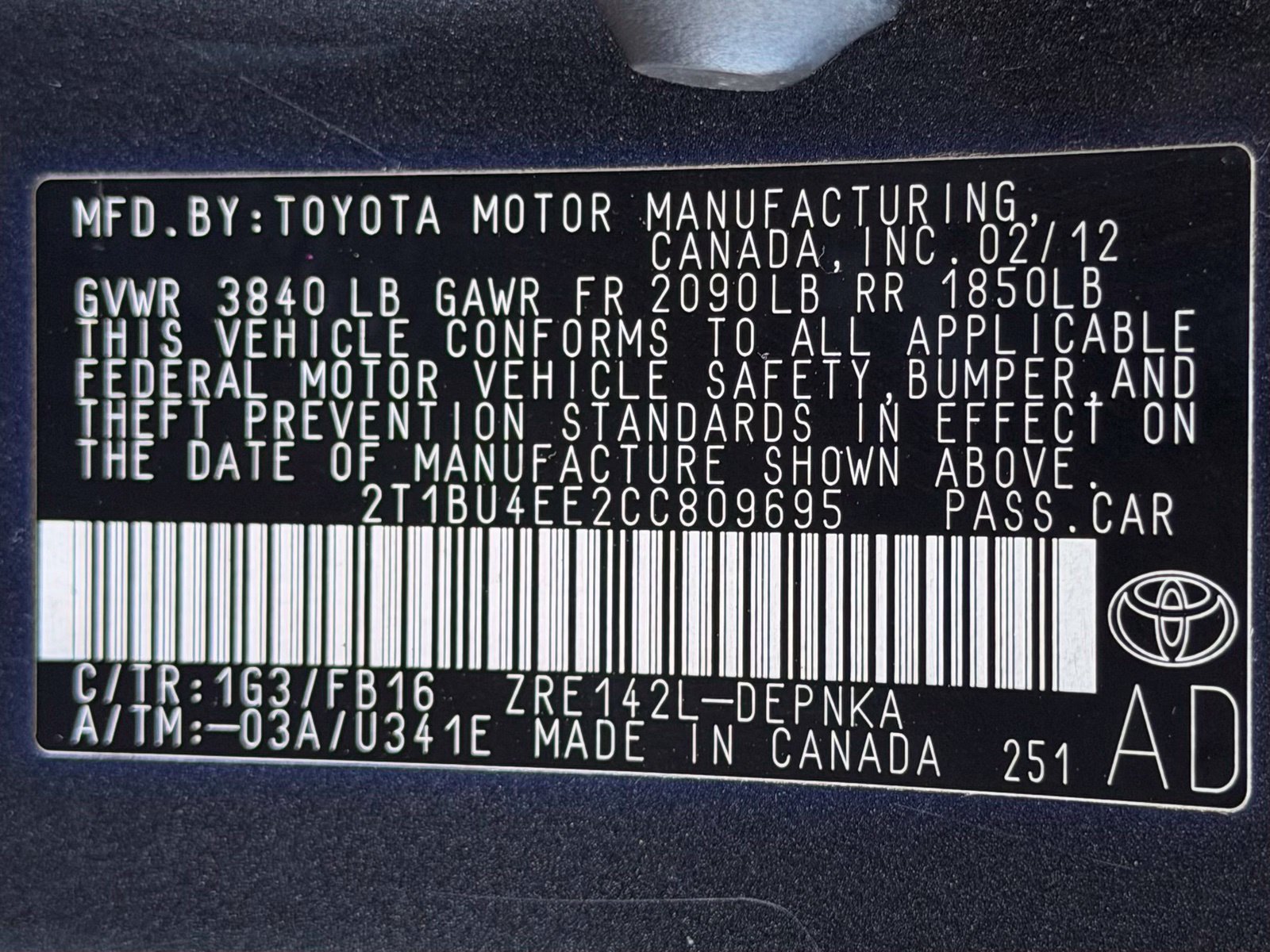 Used 2012 Toyota Corolla LE FWD image 35
