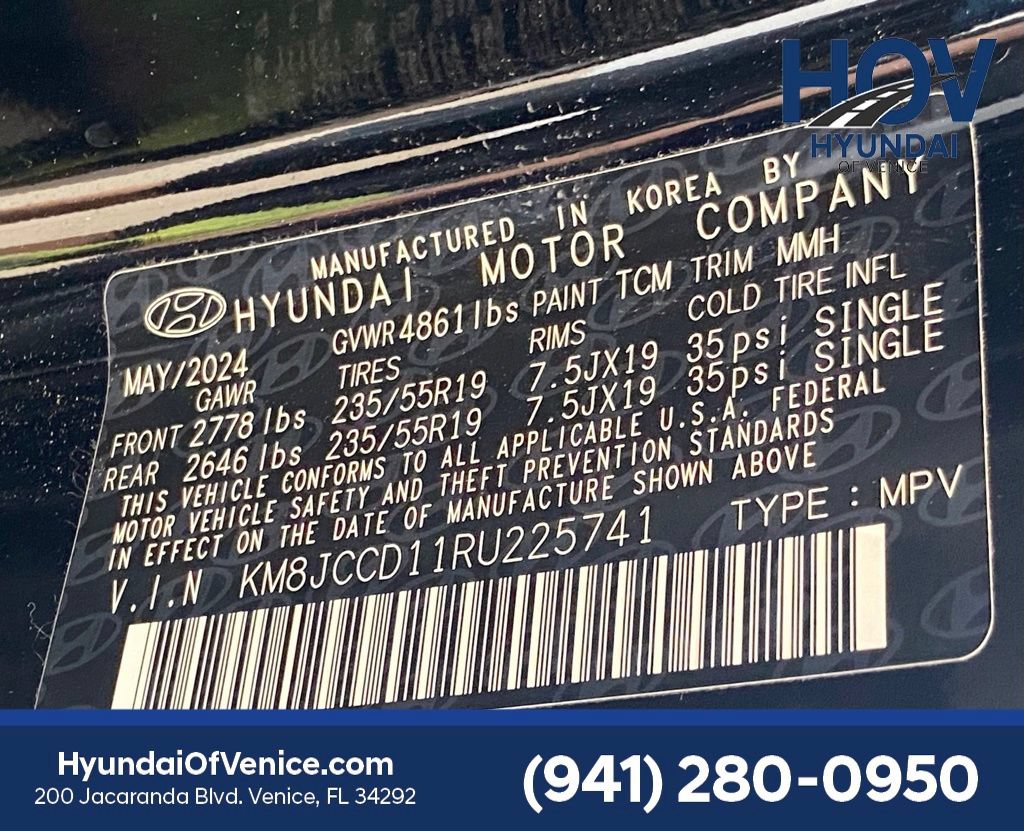 Certified 2024 Hyundai Tucson SEL AWD/4WD image 39