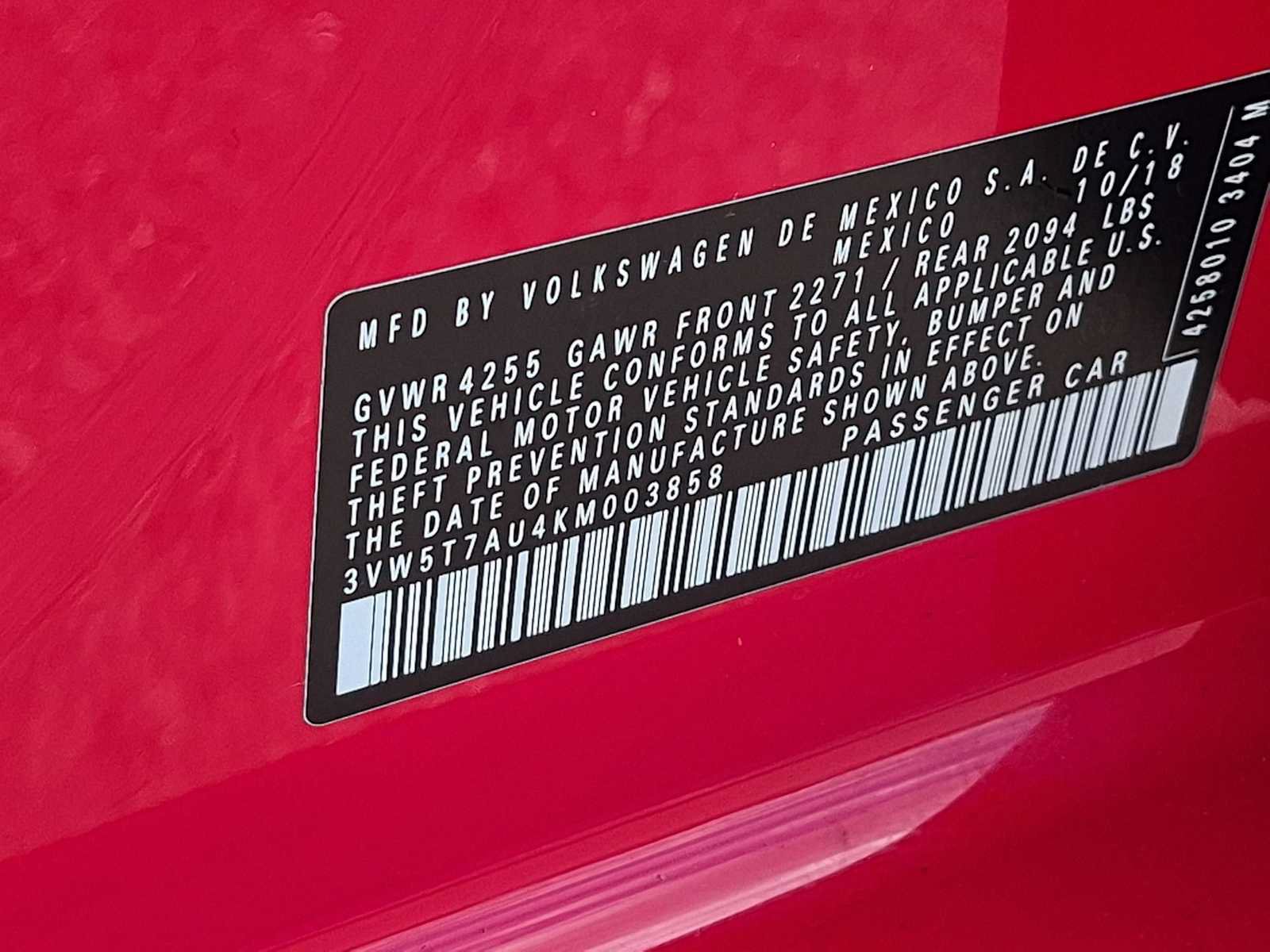 Used 2019 Volkswagen GTI SE FWD image 37
