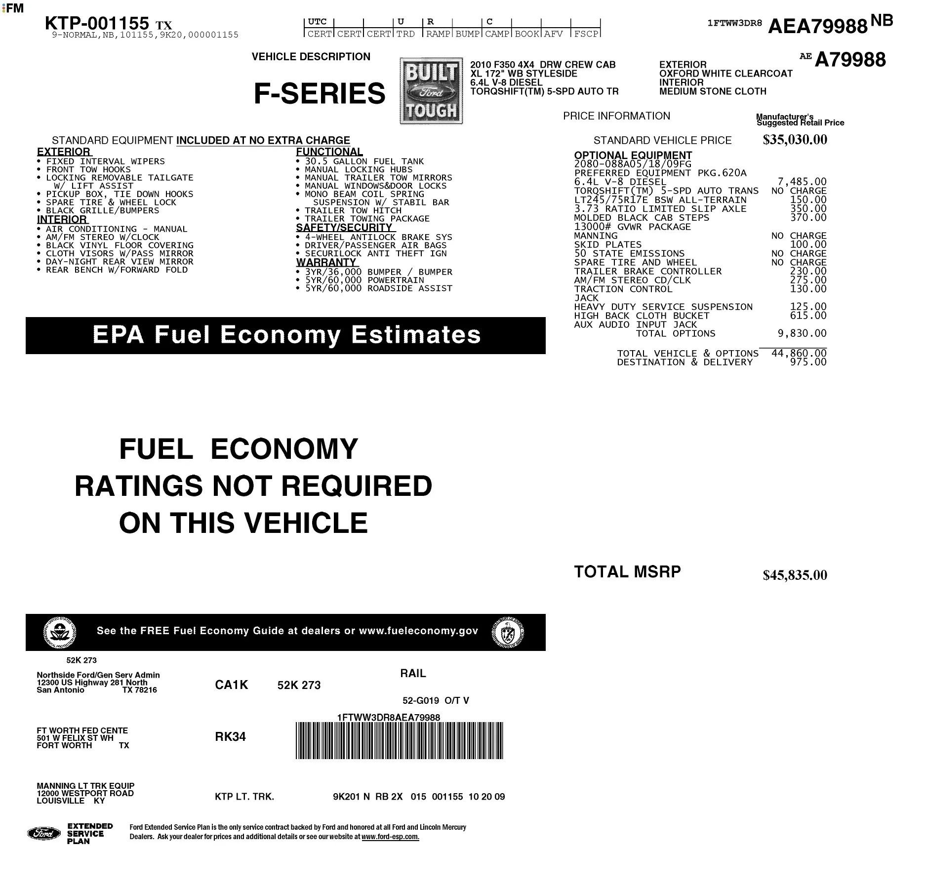 Used 2010 Ford F350 XLT AWD/4WD image 2