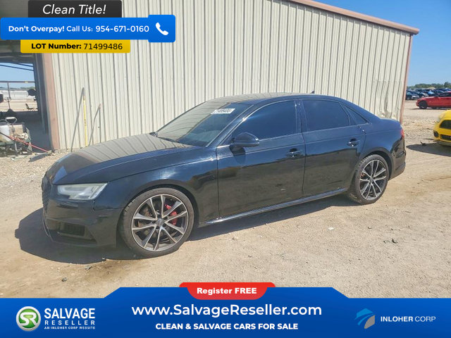 Used 2018 Audi S4 Premium Plus w/ Navigation Package AWD/4WD image 1