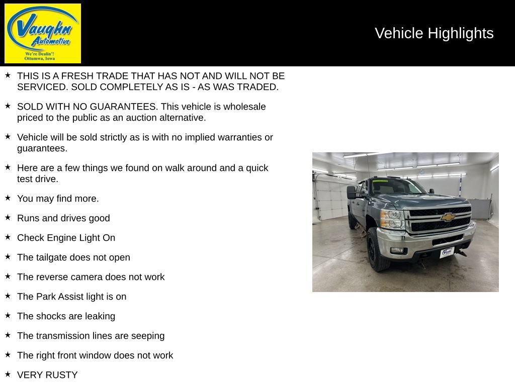 Used 2013 Chevrolet Silverado 2500 LT w/ Interior Plus Package AWD/4WD image 2