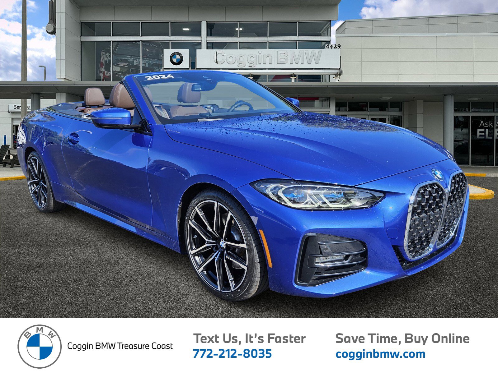 Certified 2024 BMW 430i Convertible w/ M Sport Package