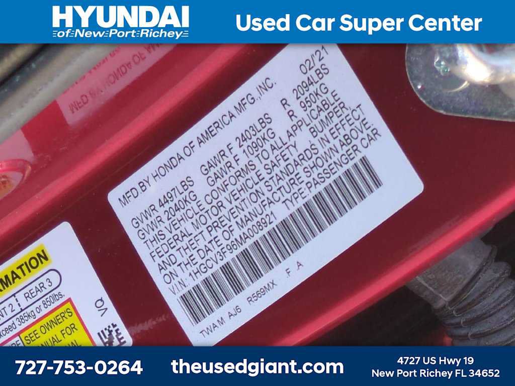 Used 2021 Honda Accord Touring image 33