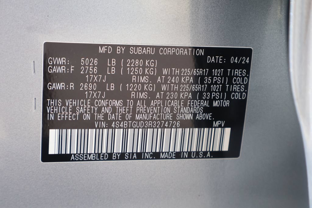 Used 2024 Subaru Outback Wilderness w/ Wilderness Package AWD/4WD image 30