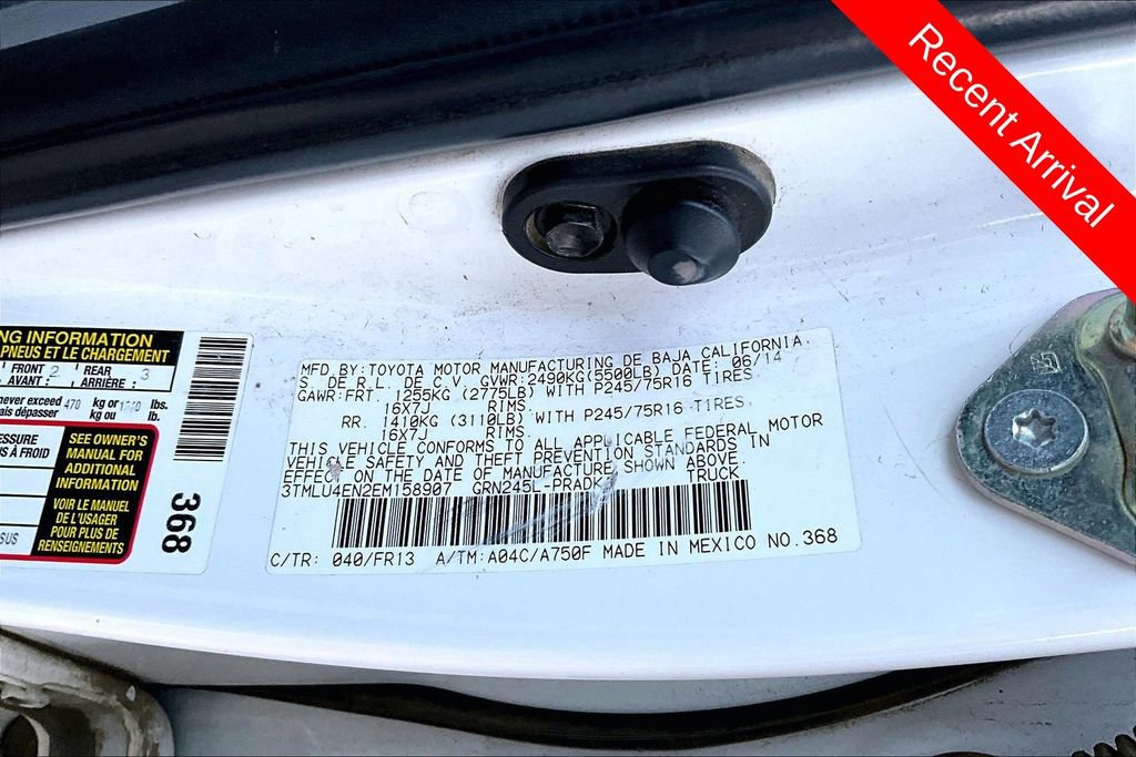 Used 2014 Toyota Tacoma 4x4 Double Cab w/ Convenience Package image 9