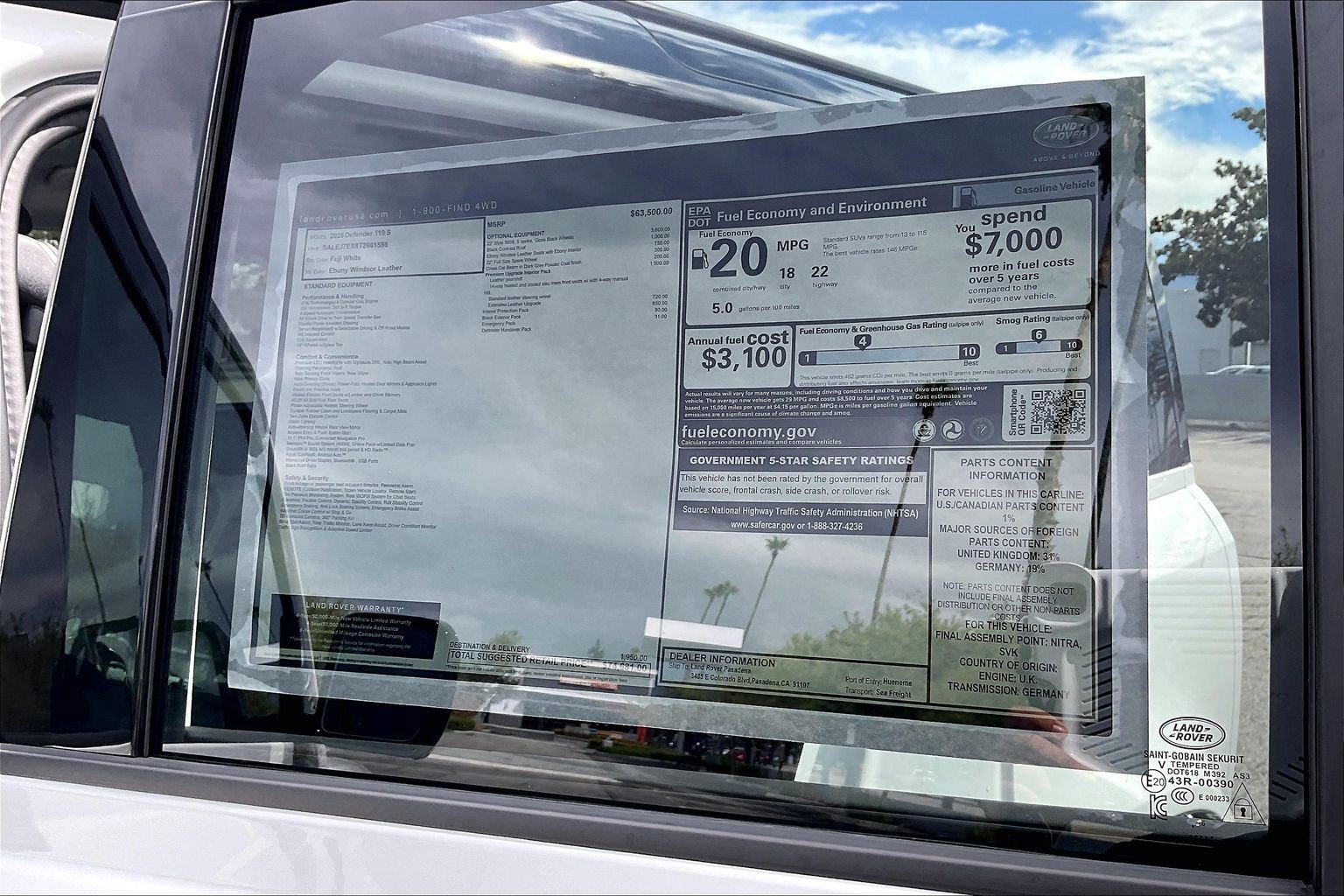 New 2026 Land Rover Defender 110 S AWD/4WD image 22