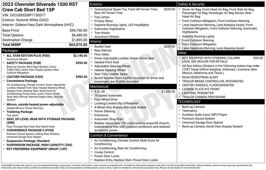 Used 2023 Chevrolet Silverado 1500 RST w/ All Star Edition Plus image 13