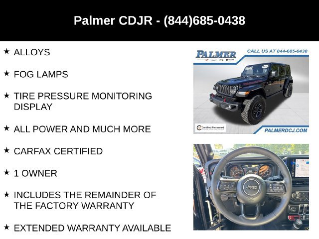 Certified 2025 Jeep Wrangler Unlimited Rubicon AWD/4WD image 24