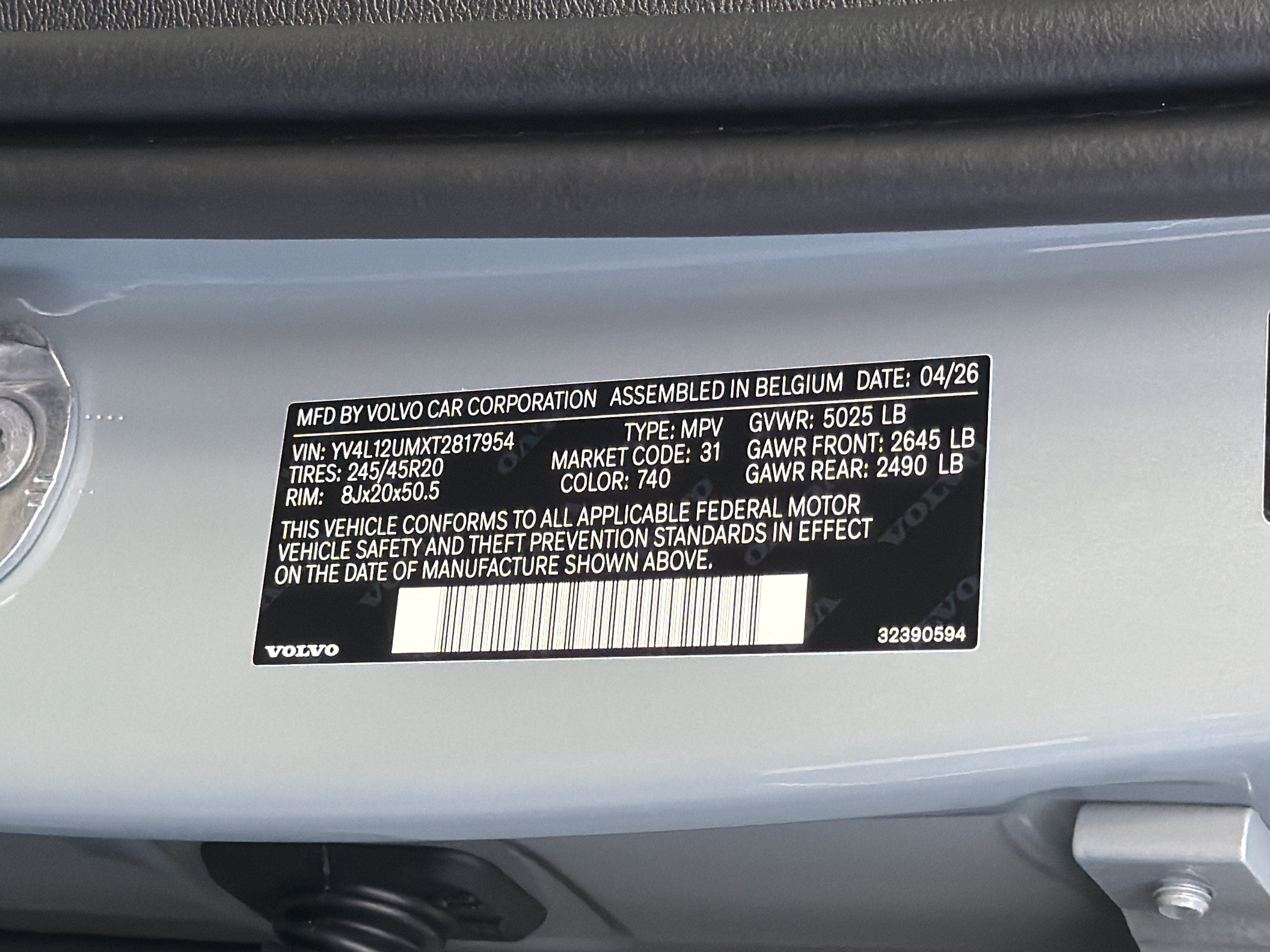 New 2026 Volvo XC40 B5 Ultra w/ Protection Package Premier AWD/4WD image 37