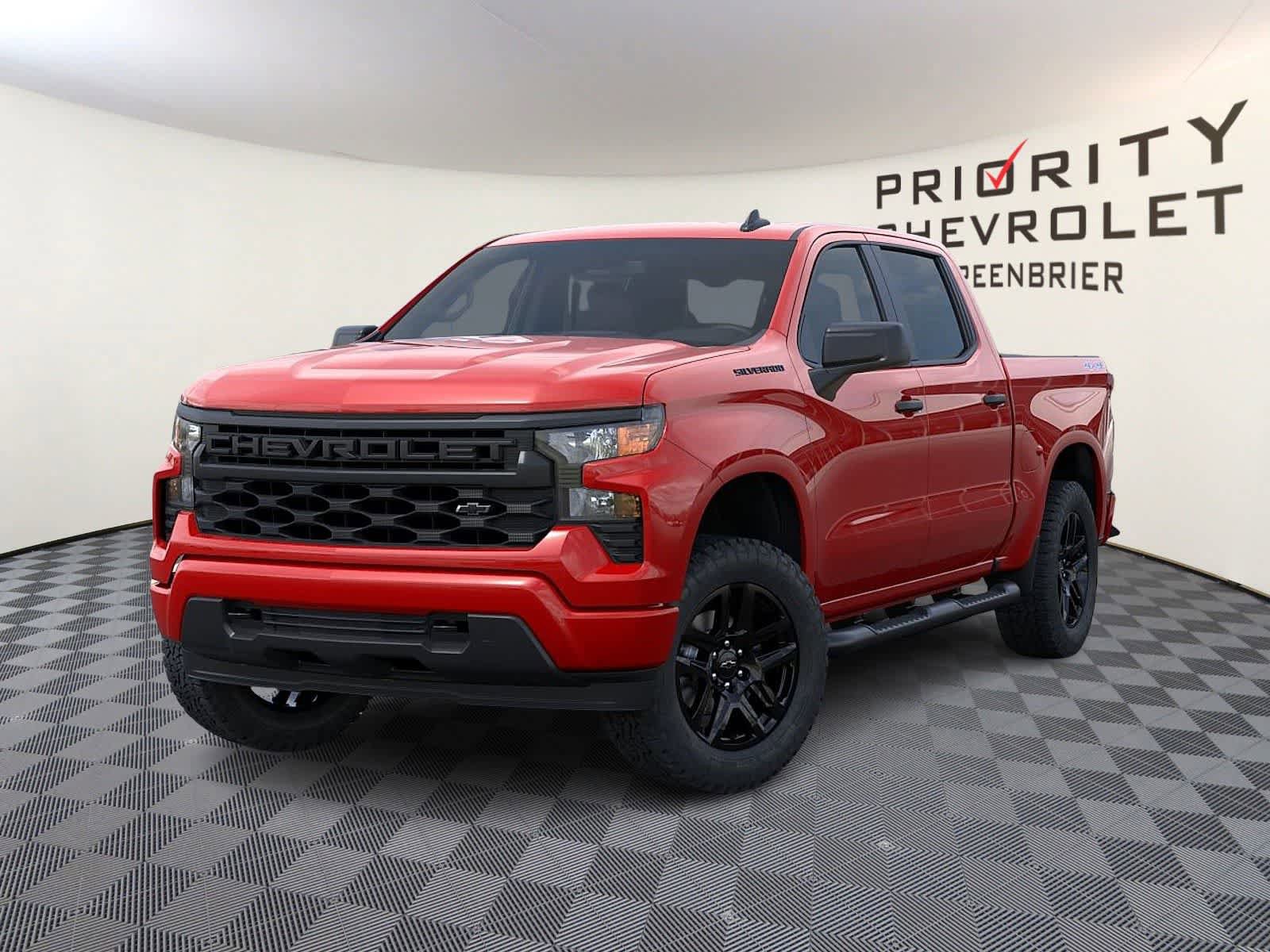 New 2026 Chevrolet Silverado 1500 Custom w/ Turbomax Blackout Package AWD/4WD image 6