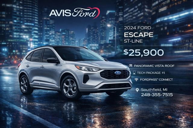 Used 2024 Ford Escape ST-Line w/ Tech Pack #1 image 1