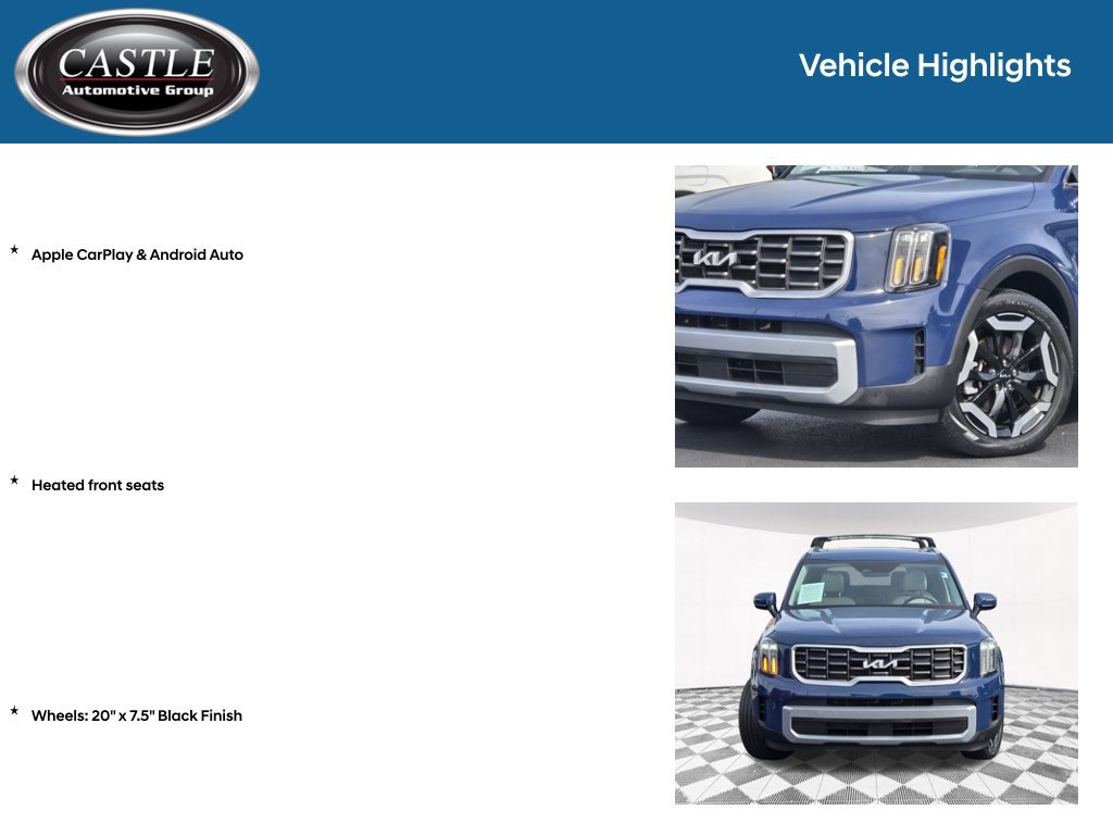 Used 2024 Kia Telluride S w/ S Sunroof Package AWD/4WD image 8