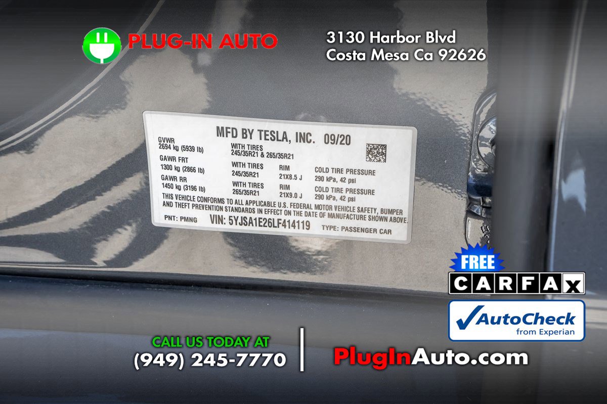 Used 2020 Tesla Model S Long Range Plus image 9