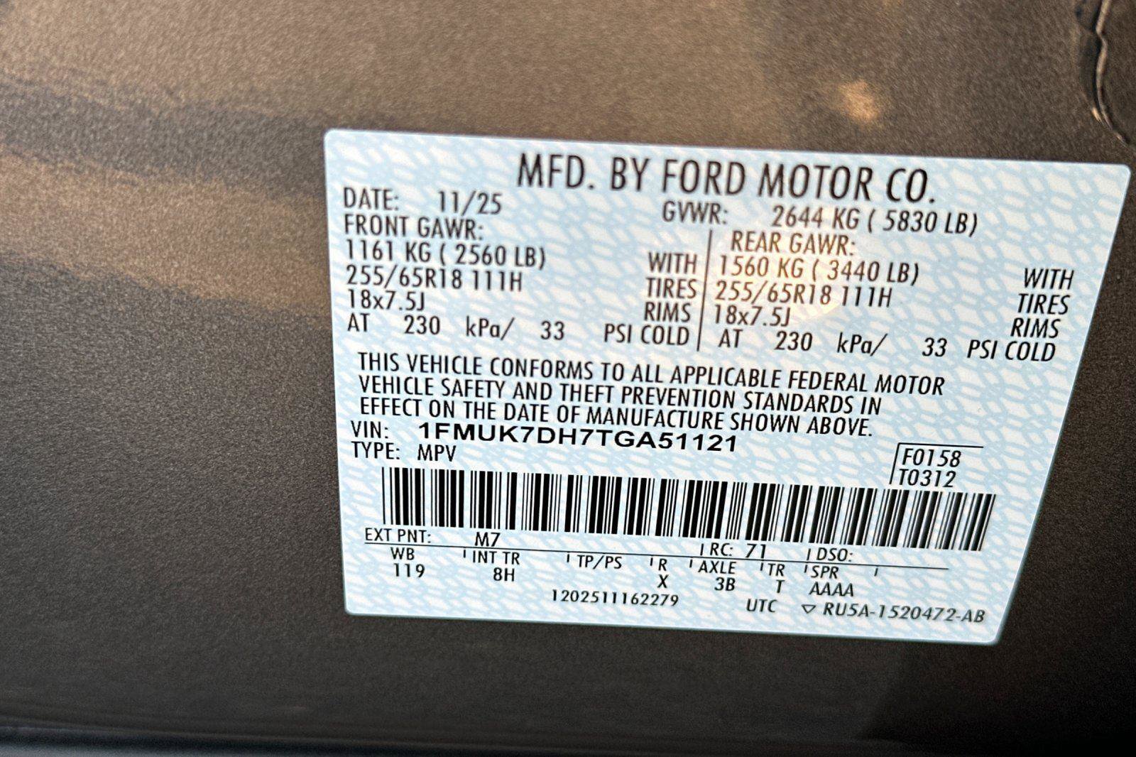 New 2026 Ford Explorer Active image 25