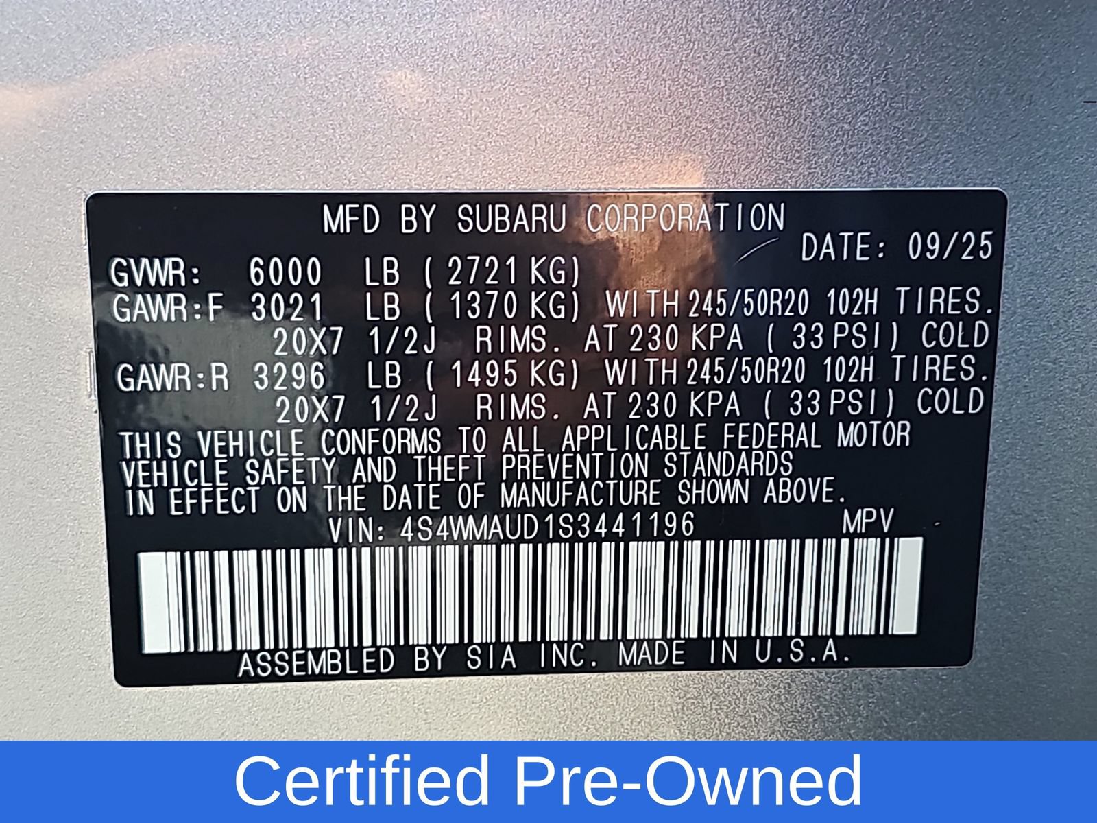Used 2025 Subaru Ascent Touring AWD/4WD image 41