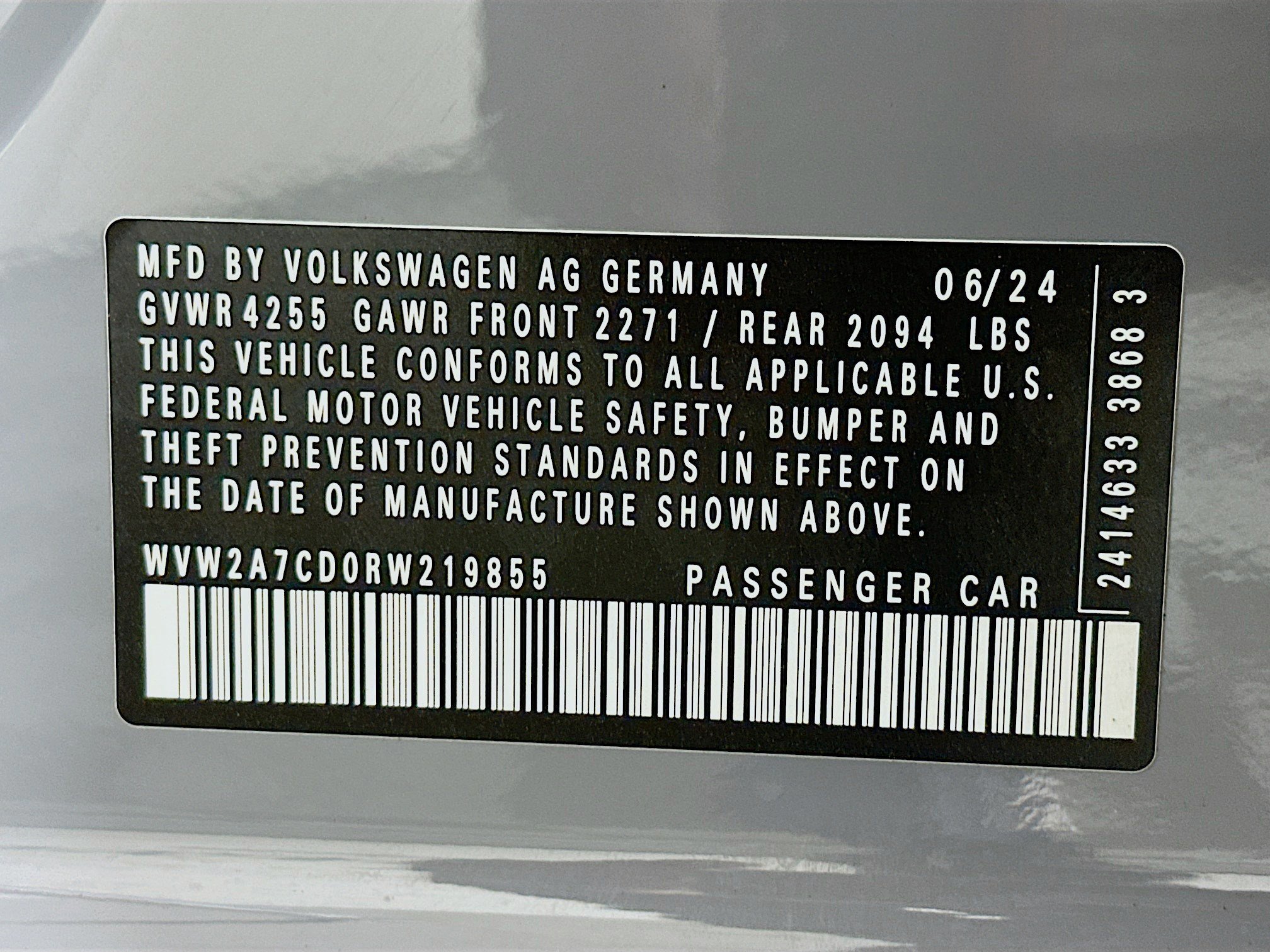 Used 2024 Volkswagen GTI SE w/ SE Leather Seats Package image 36