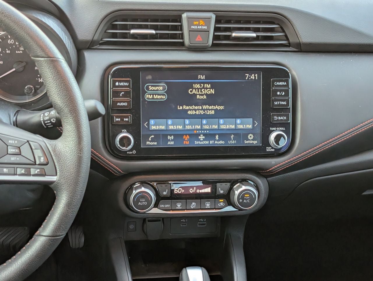 Certified 2025 Nissan Versa SR w/ Trunk Package FWD image 12
