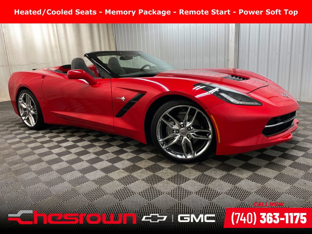 Used 2019 Chevrolet Corvette Stingray Convertible w/ 3LT Preferred Equipment Group RWD image 1