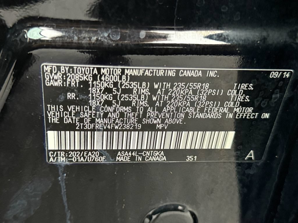 Used 2015 Toyota RAV4 Limited AWD/4WD image 27