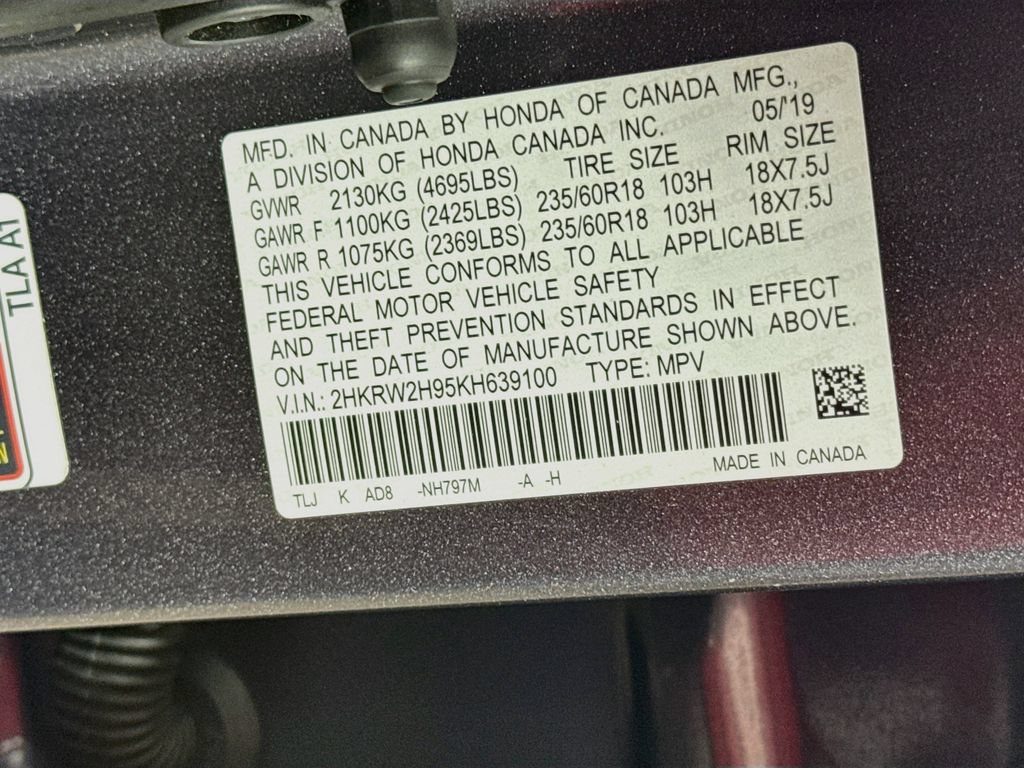 Used 2019 Honda CR-V Touring image 33