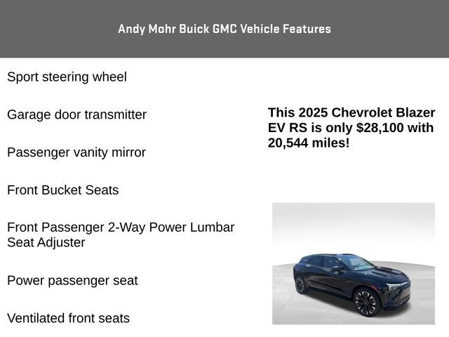 Used 2025 Chevrolet Blazer EV RS AWD/4WD image 12