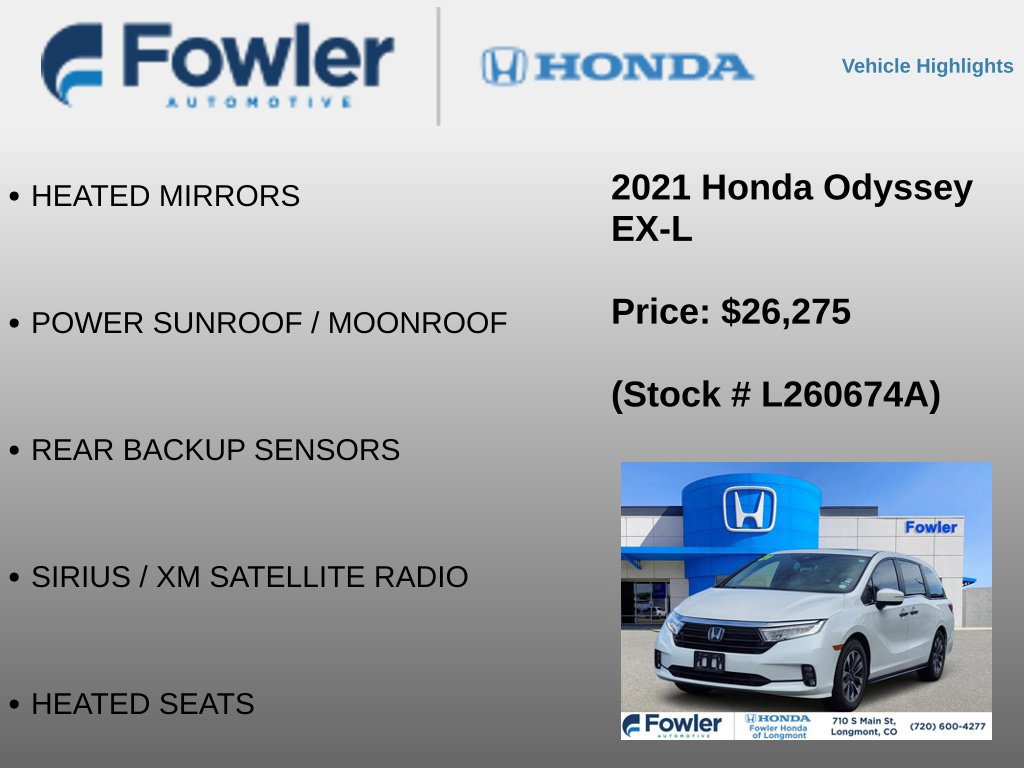 Used 2021 Honda Odyssey EX-L image 12