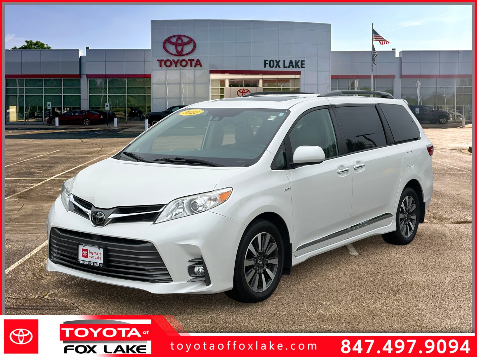 Used 2020 Toyota Sienna XLE w/ XLE Navigation Package AWD/4WD image 1